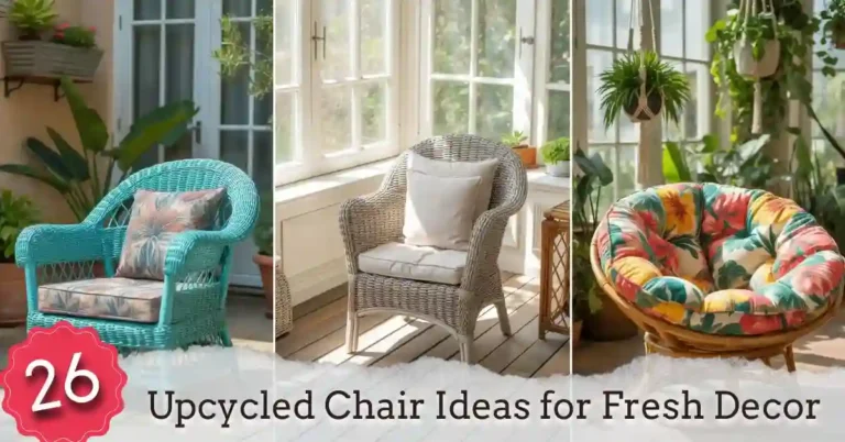 26 Upcycled Chair Ideas for Fresh Decor and New Look