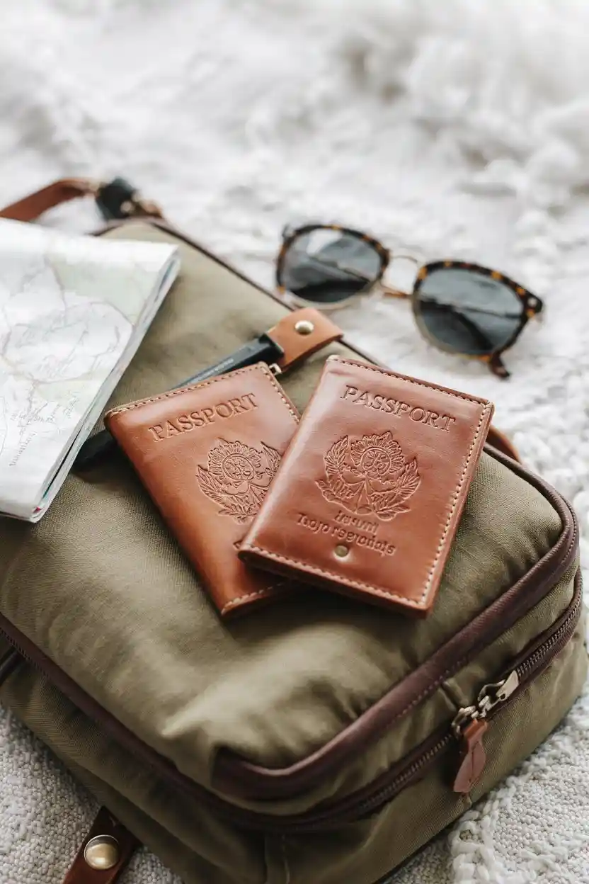 Personalized Couple’s Passport Holders