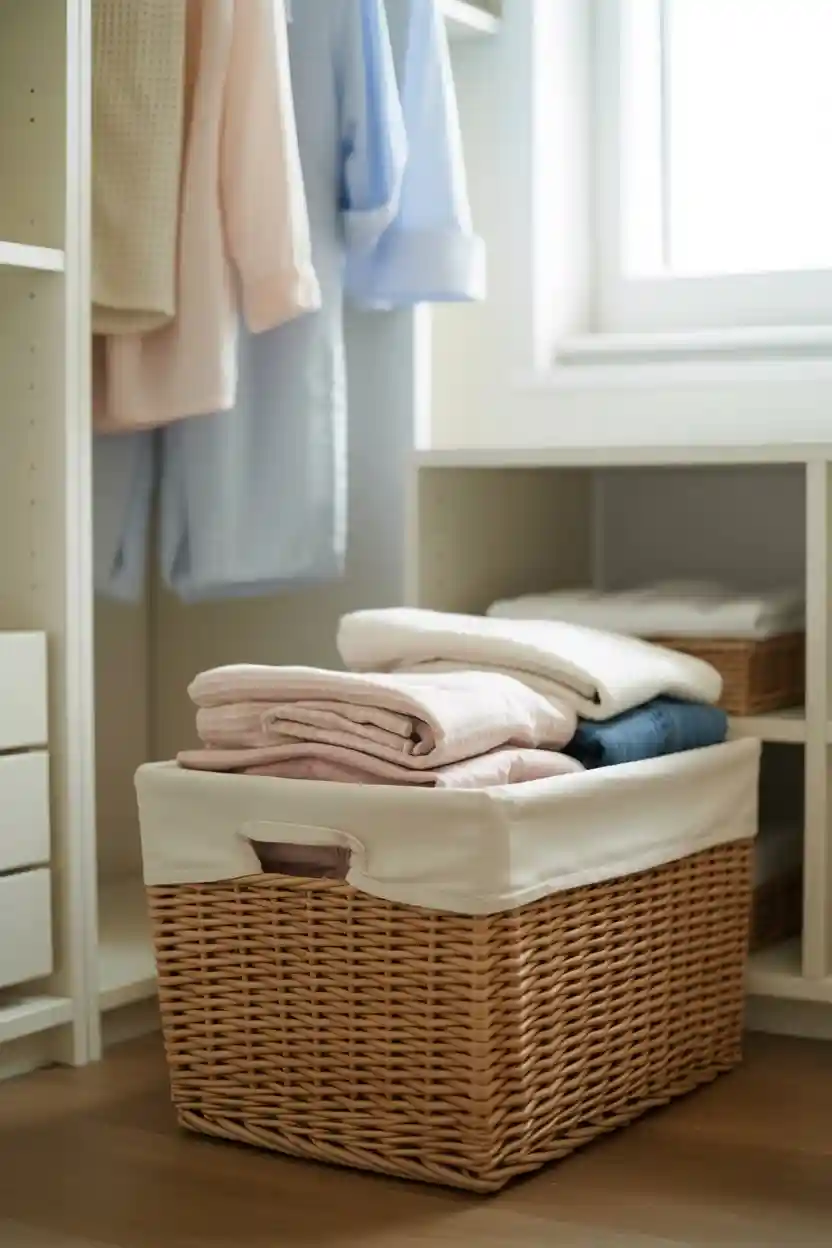 25 Budget Closet Organization Ideas 13 Keep a Donation Bin Inside the Closet