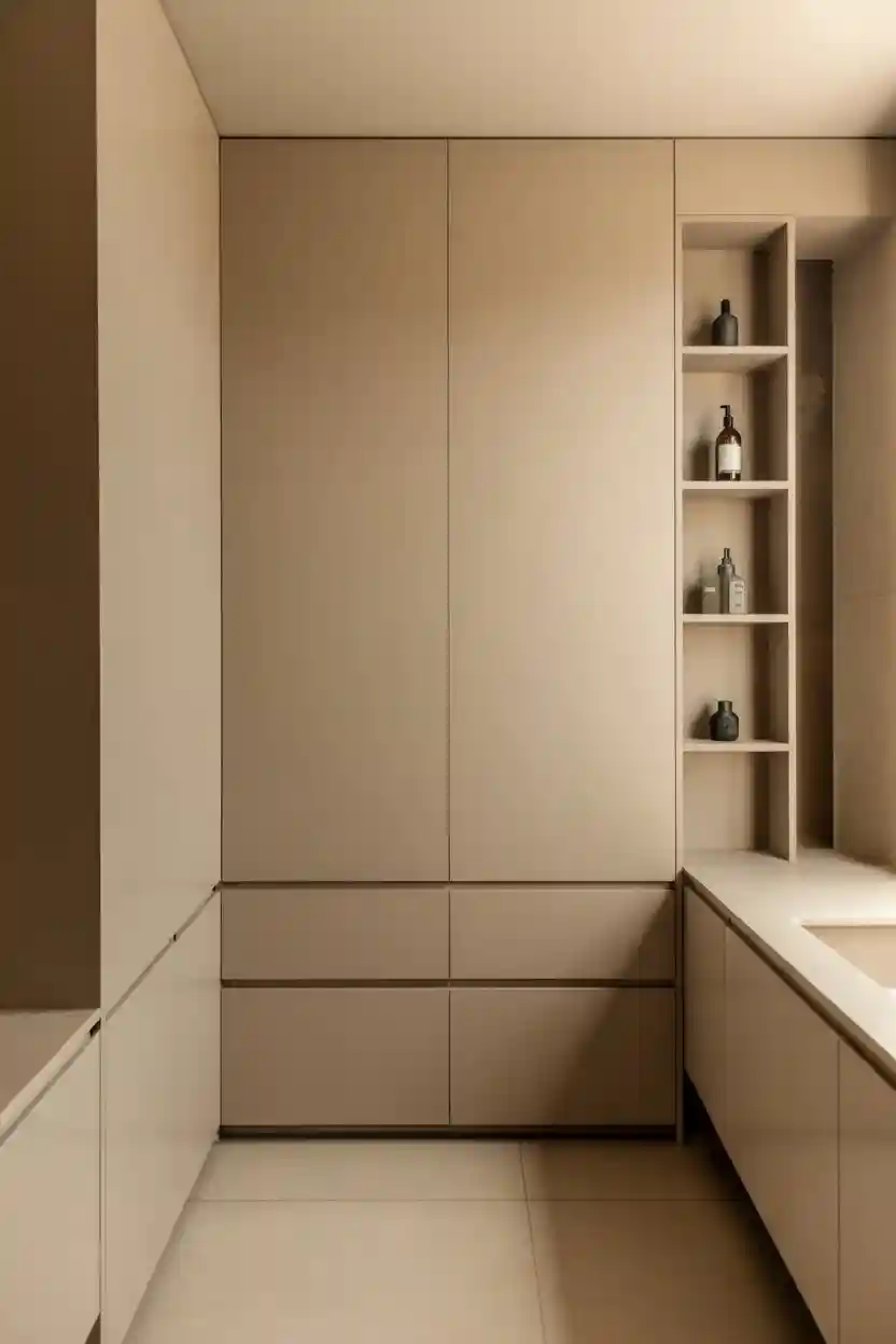 25 Minimalist Bathroom Decor Ideas 9 Concealed Storage Solutions