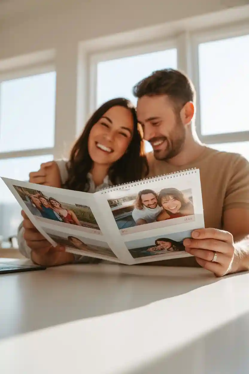 Custom Couple Calendar with Shared Moments