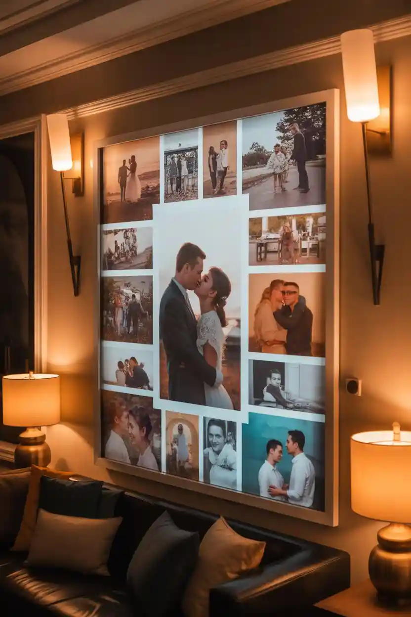 Custom Photo Frame with Layered Storytelling