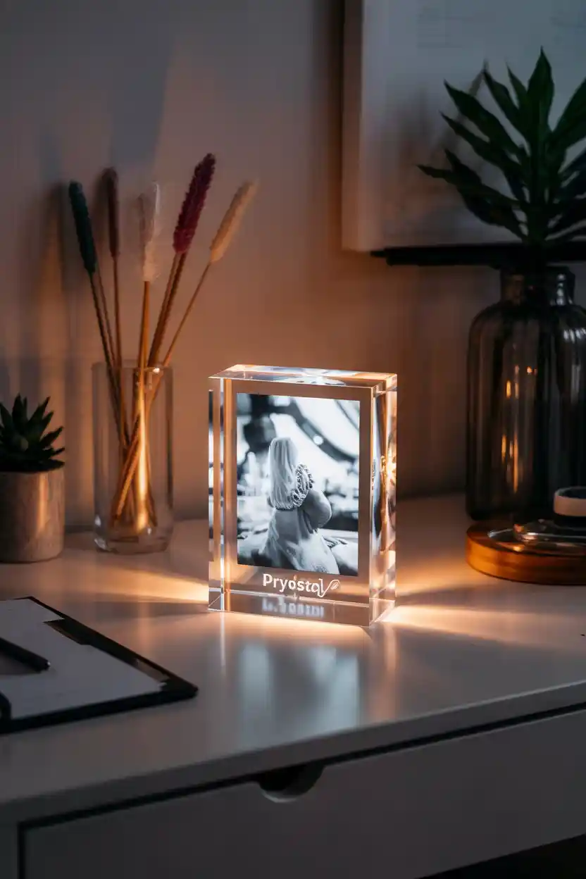 20 Custom Photo Gift Ideas 8 3D Crystal Photos