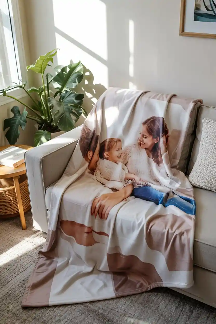 20 Custom Photo Gift Ideas 3 Photo Blankets
