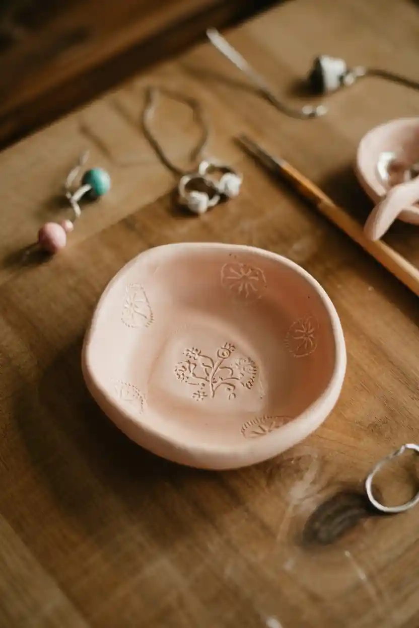 25 DIY Craft Projects 8 Clay Trinket Dish