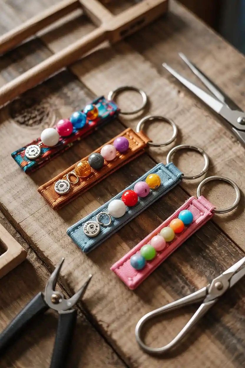 25 DIY Craft Projects 3 DIY Keychains