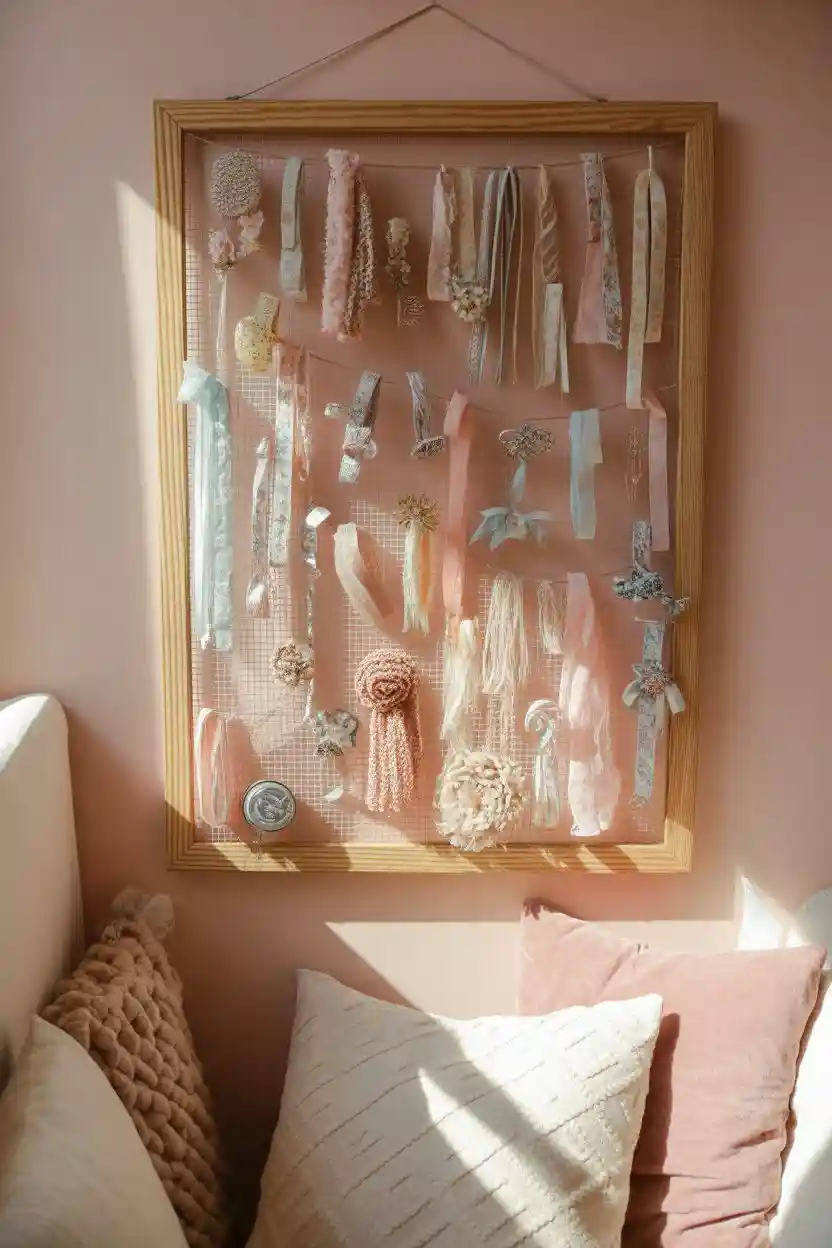 DIY Hair Clip Holder