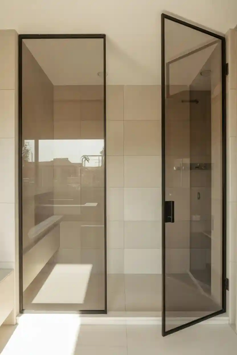 25 Minimalist Bathroom Decor Ideas 3 Frameless Glass Shower Enclosure