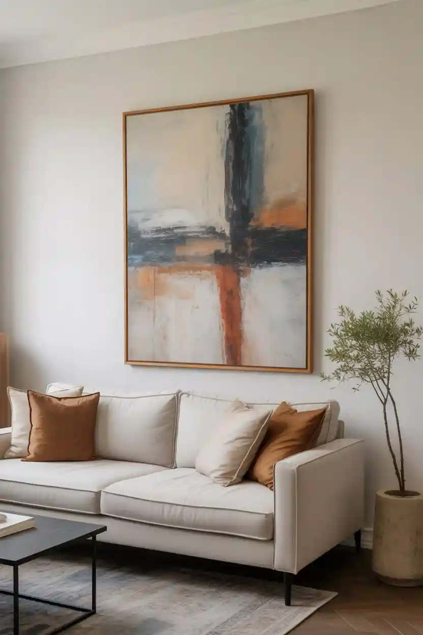 25 Minimalist Indoor Decorating Ideas 11 Display Art Sparingly and Purposefully