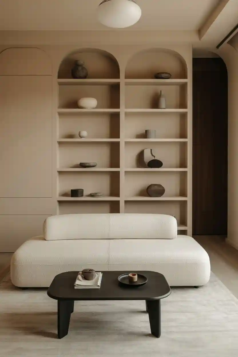 25 Minimalist Indoor Decorating Ideas 5 Keep Furniture Low-Profile and Functional