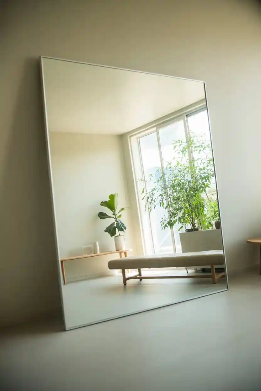 25 Minimalist Indoor Decorating Ideas 20 Use Mirrors to Amplify Light and Space