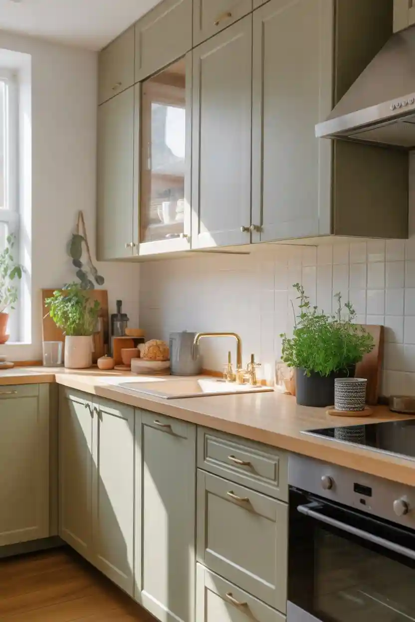 25 Budget Kitchen Makeover Ideas 4 Paint Cabinets with Trendy, Neutral Colors