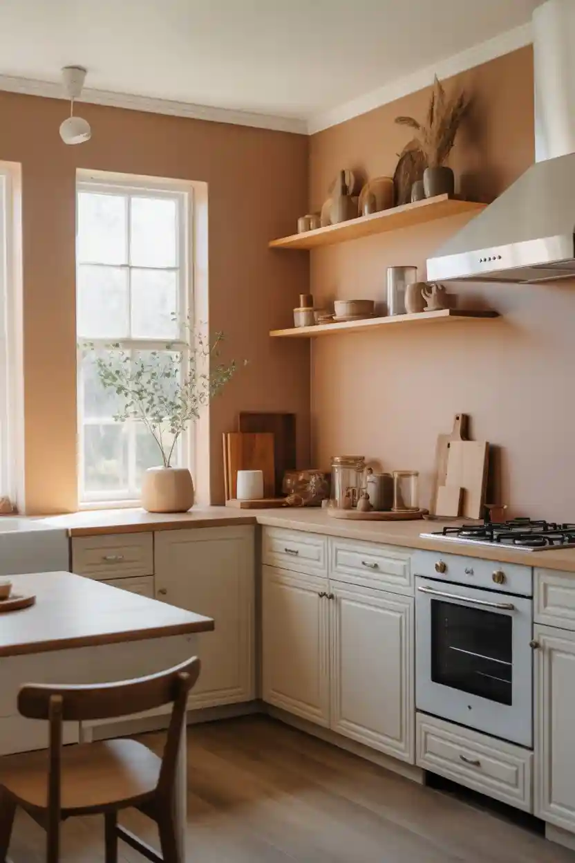 25 Budget Kitchen Makeover Ideas 9 Paint Kitchen Walls with Warm Neutrals