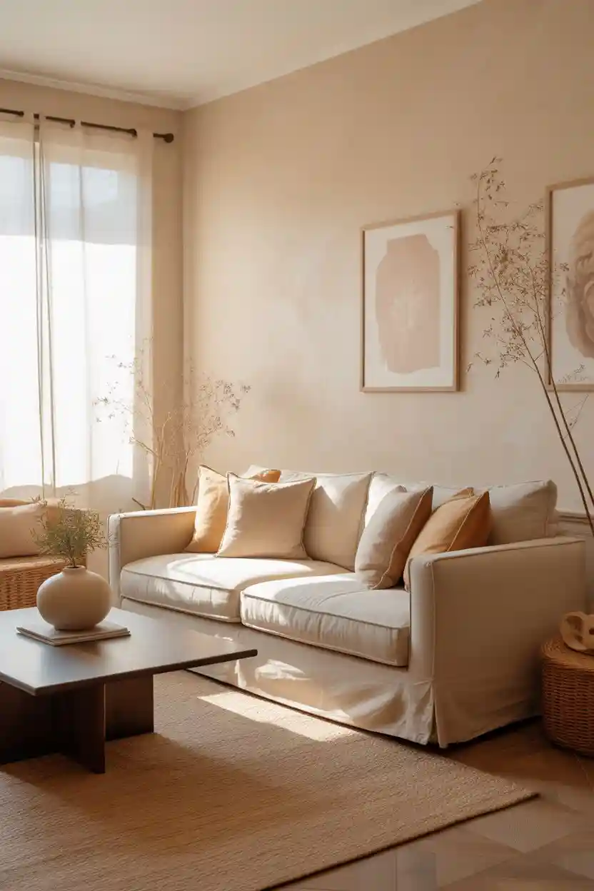 25 Minimalist Indoor Decorating Ideas 1 Minimalist Indoor Decorating Idea Neutral Color Palette with Warm Undertones