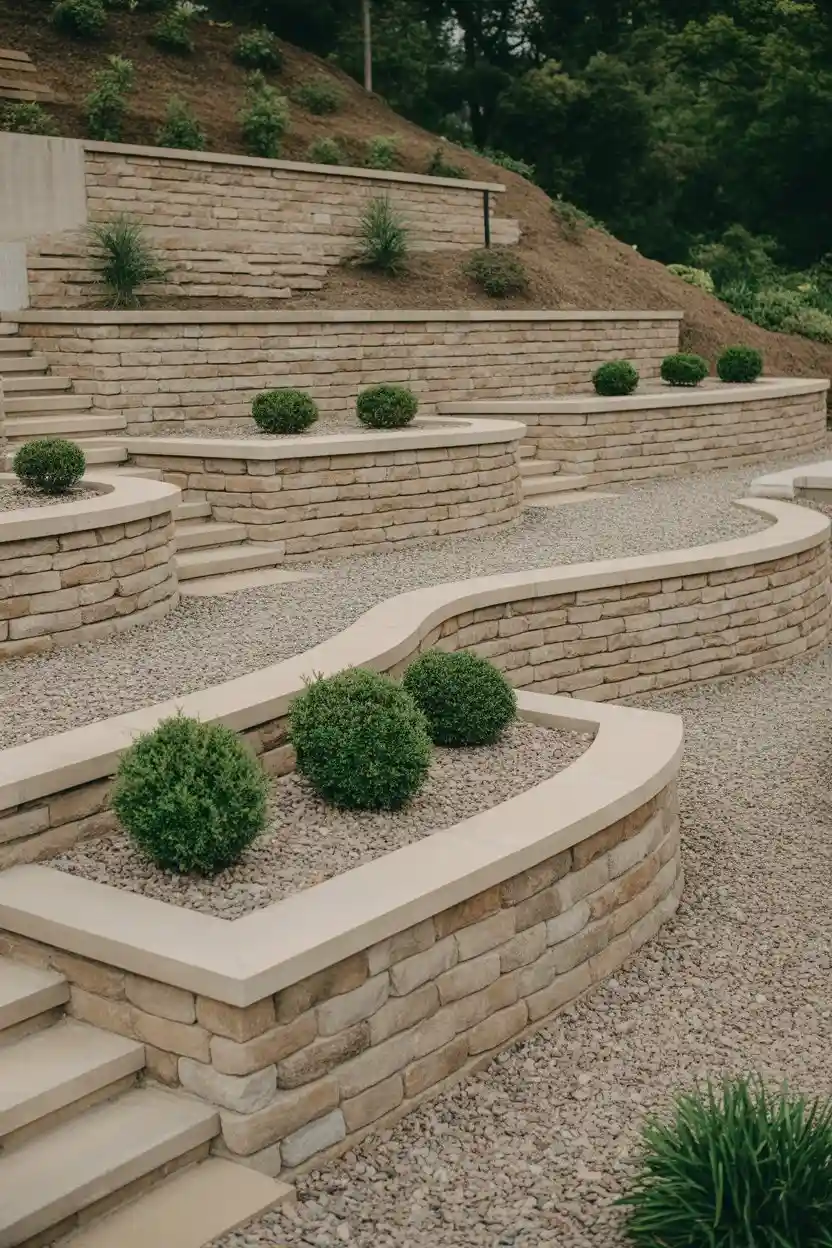 25 Low-Maintenance Minimalist Landscaping Ideas 22 Minimalist Landscaping Idea Add Retaining Wall Landscaping Features