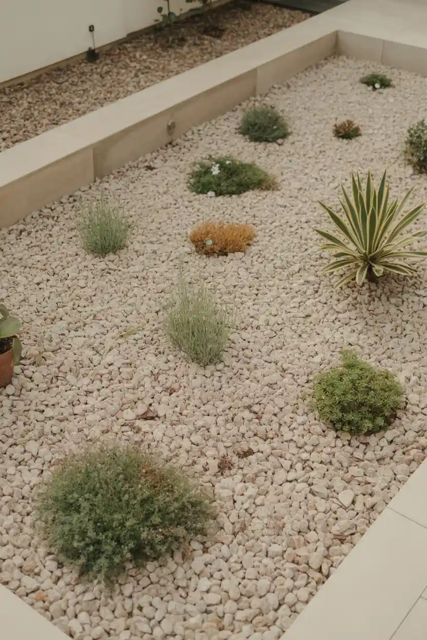 25 Low-Maintenance Minimalist Landscaping Ideas 23 Minimalist Landscaping Idea Choose Landscaping Gravel for Ground Cover