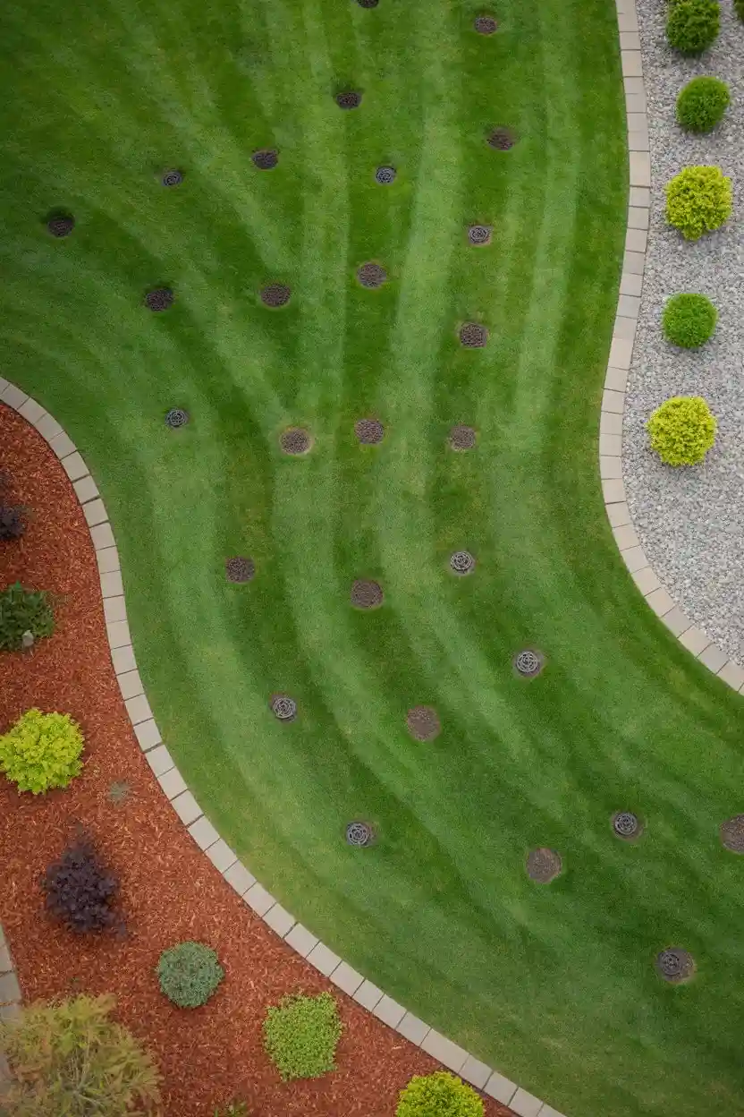 25 Low-Maintenance Minimalist Landscaping Ideas 18 Incorporate Sustainable Lawn Care Practices