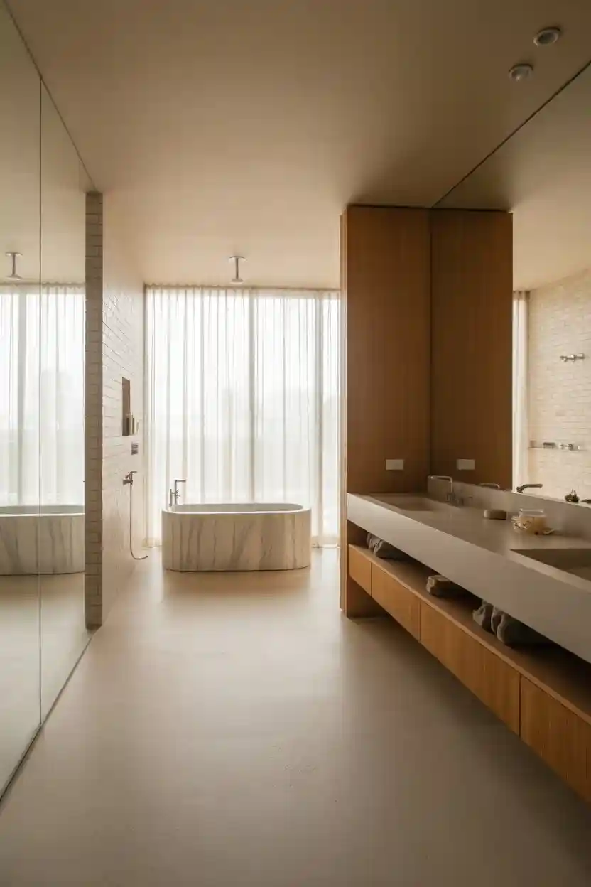 25 Minimalist Bathroom Decor Ideas 24 Minimalist Master Bath Layout Planning