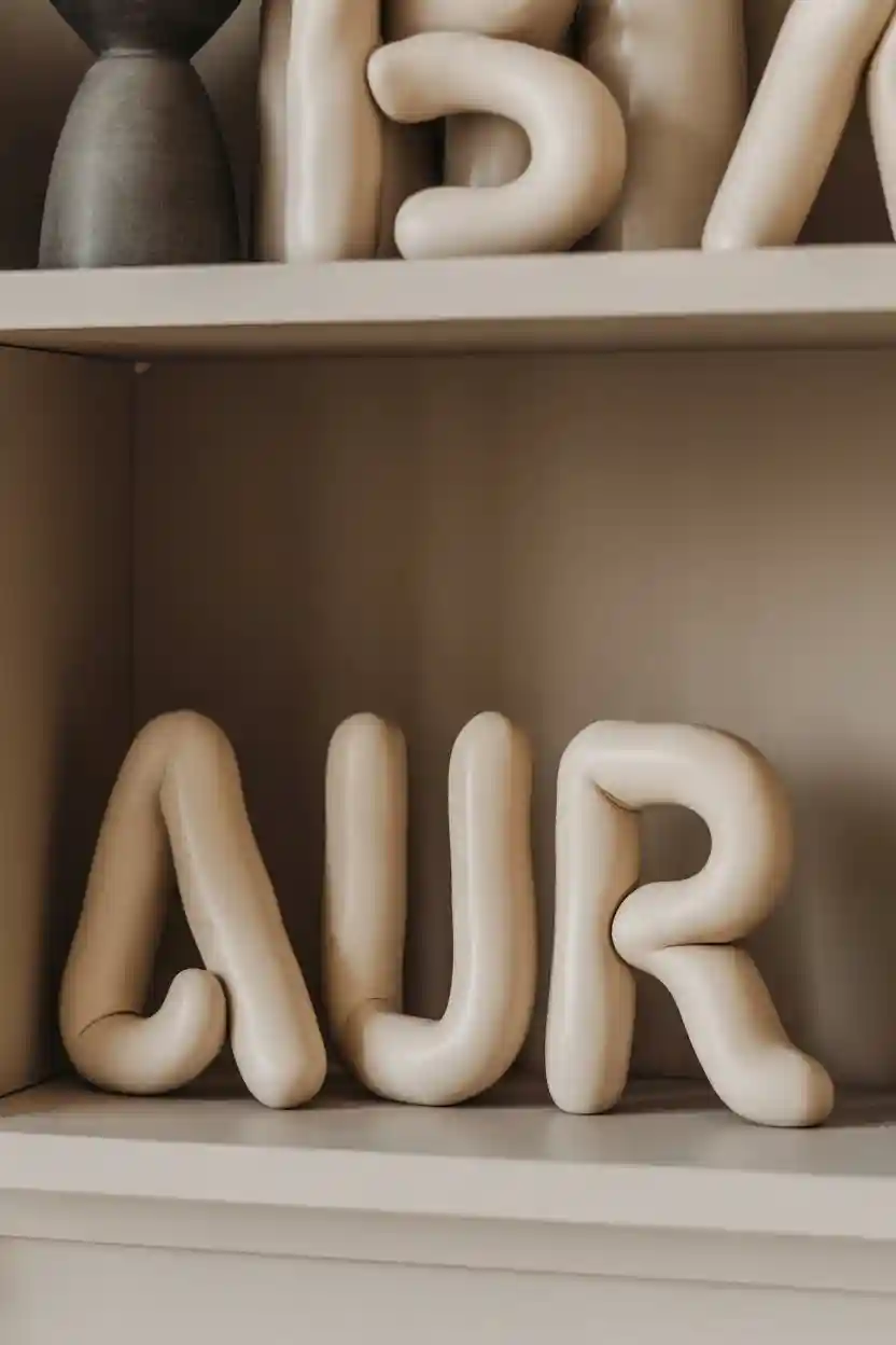 30 Polymer Clay Ideas for Jewelry, Decor, and Gifts 20 Polymer Clay Decorative Letters for Shelves