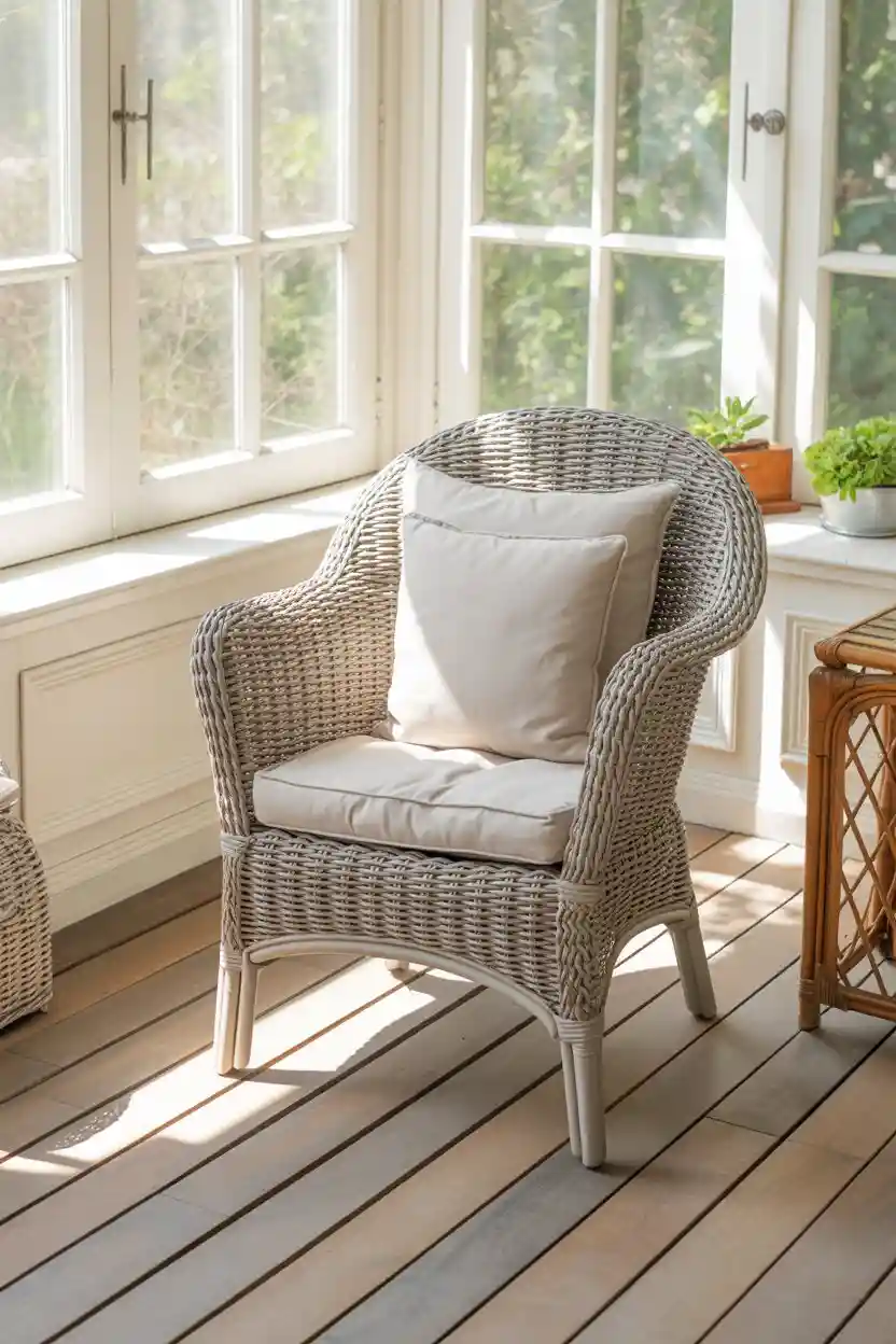 26 Upcycled Chair Ideas 21 Upcycle Rattan Chairs by Painting and Re-Cushioning