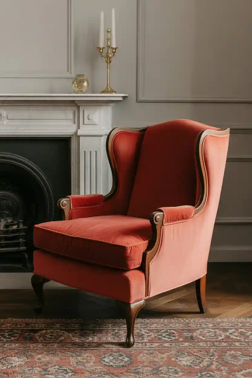 26 Upcycled Chair Ideas 19 Upcycled Vintage Wingback Chairs with Bold Fabric