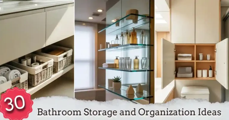 30 Bathroom Storage and Organization Ideas for Modern Bathrooms