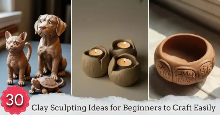 30 Clay Sculpting Ideas for Beginners to Craft Easily