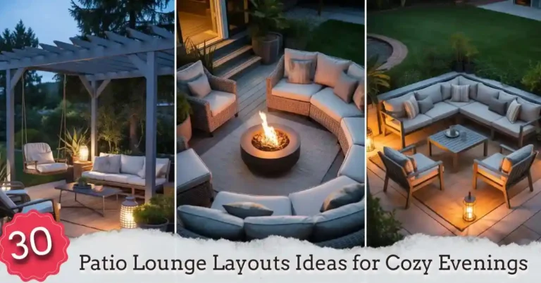 30 Patio Lounge Layouts Ideas 1 30 Patio Lounge Layouts Ideas for Cozy Evenings