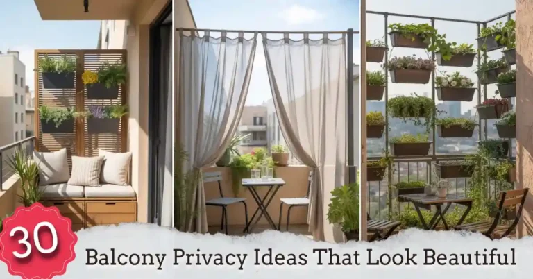 Balcony Privacy Ideas That Look Beautiful