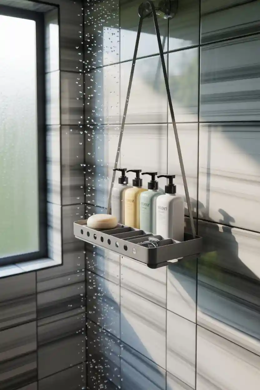 30 Bathroom Storage and Organization Ideas 9 Shower Caddy Organizer