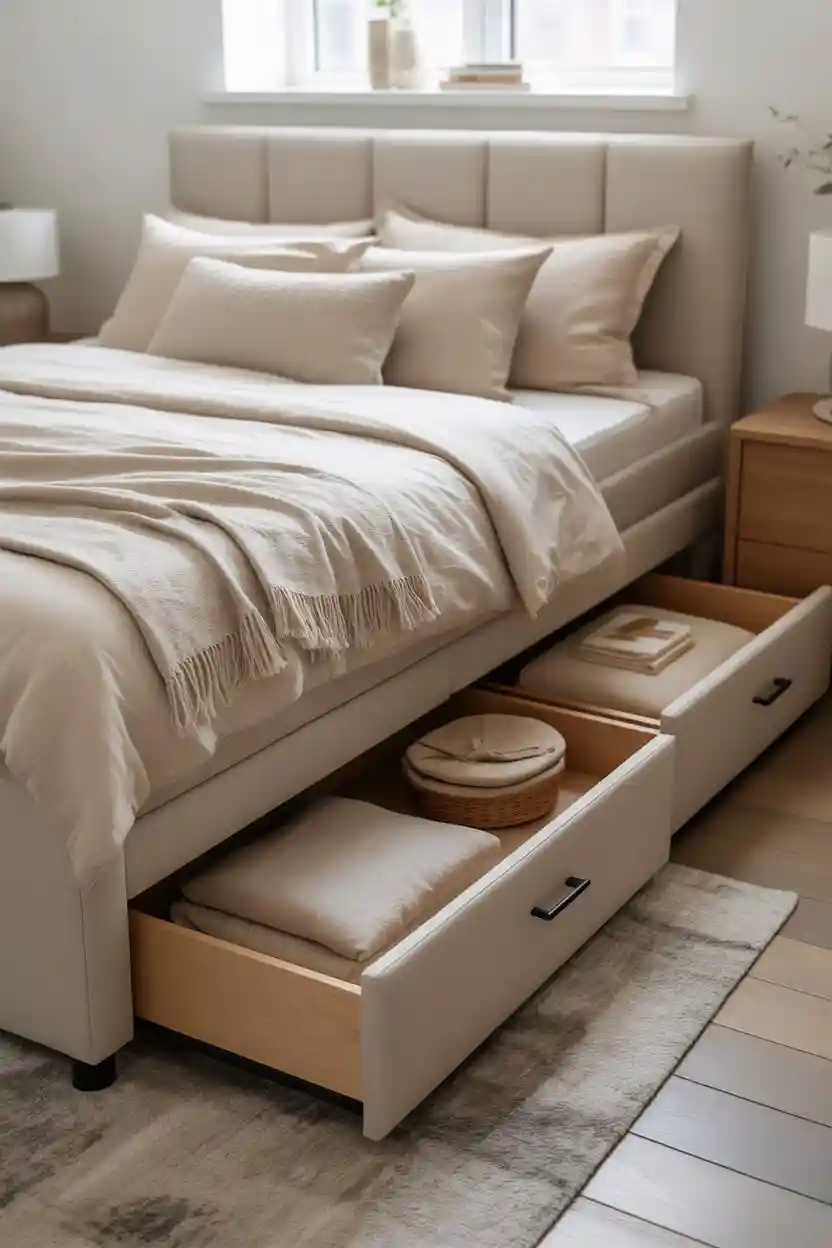 Upholstered Storage Bed