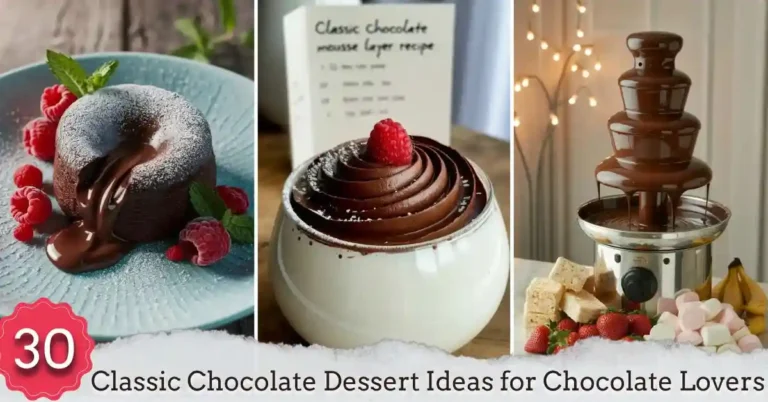 Classic Chocolate Dessert Ideas for Chocolate Lovers