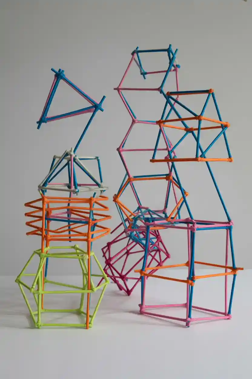 30 Creative Craft Ideas Using Everyday Materials 21 Creative Paper Straw Sculptures