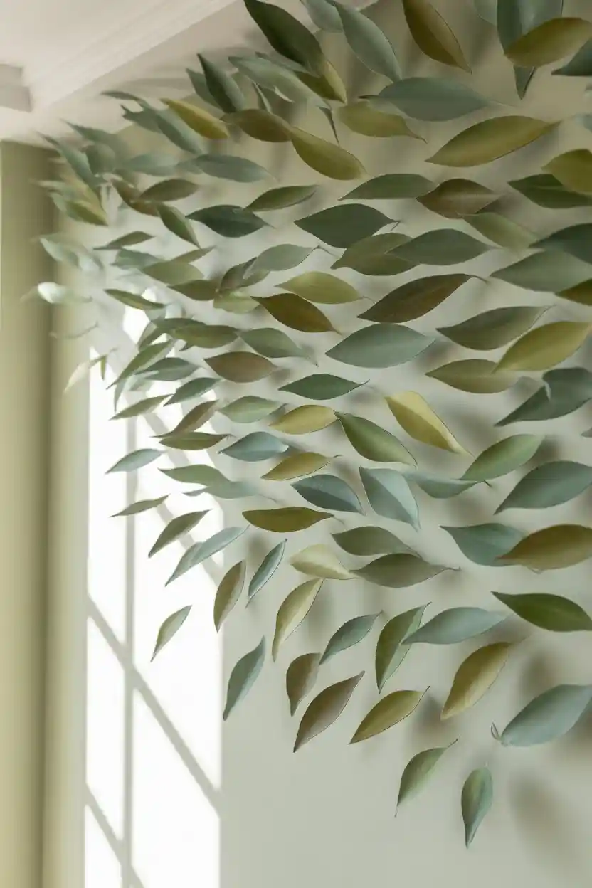 Nature-Inspired Leaf 3D Wall Art
