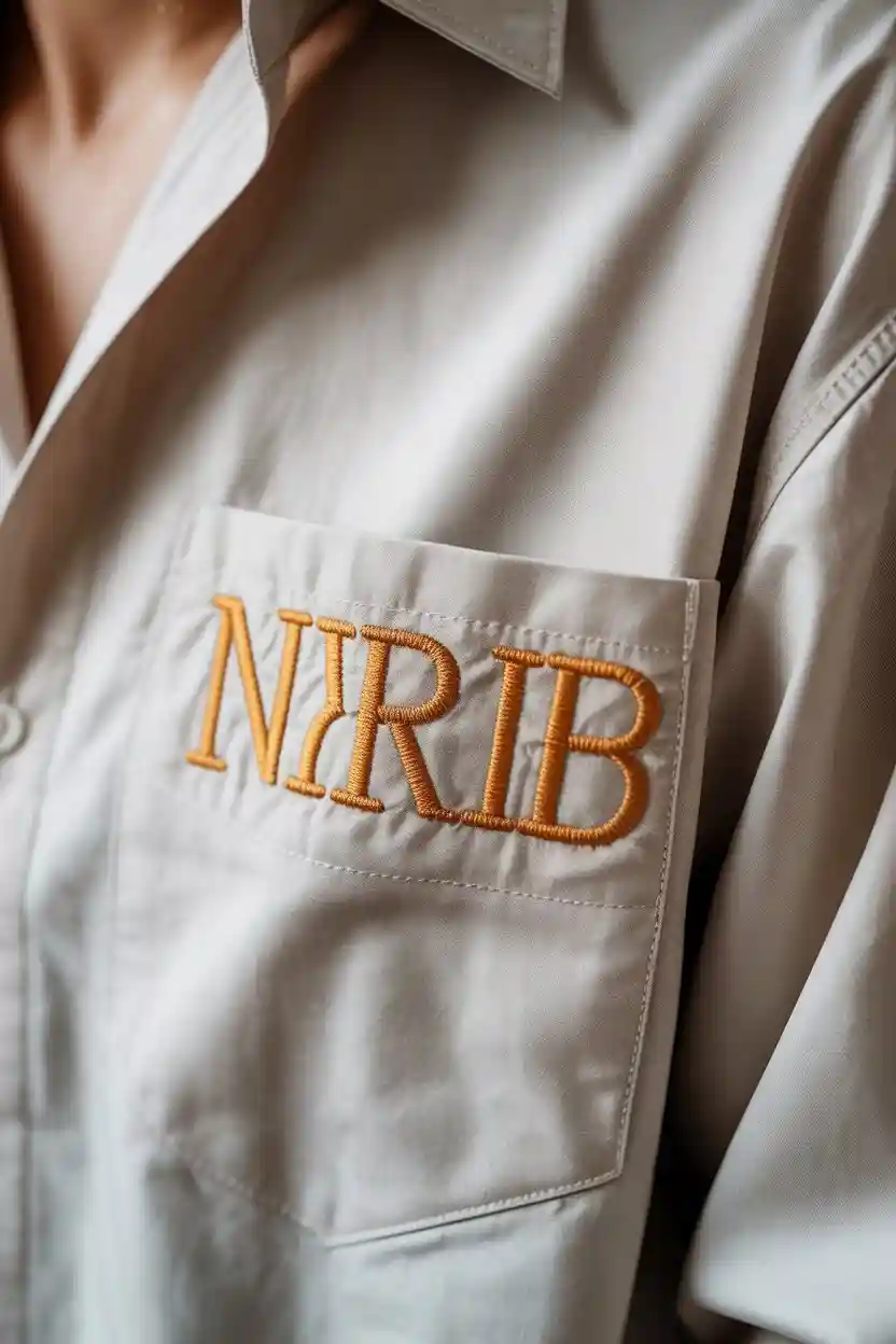 Embroidered Name or Monogram Design