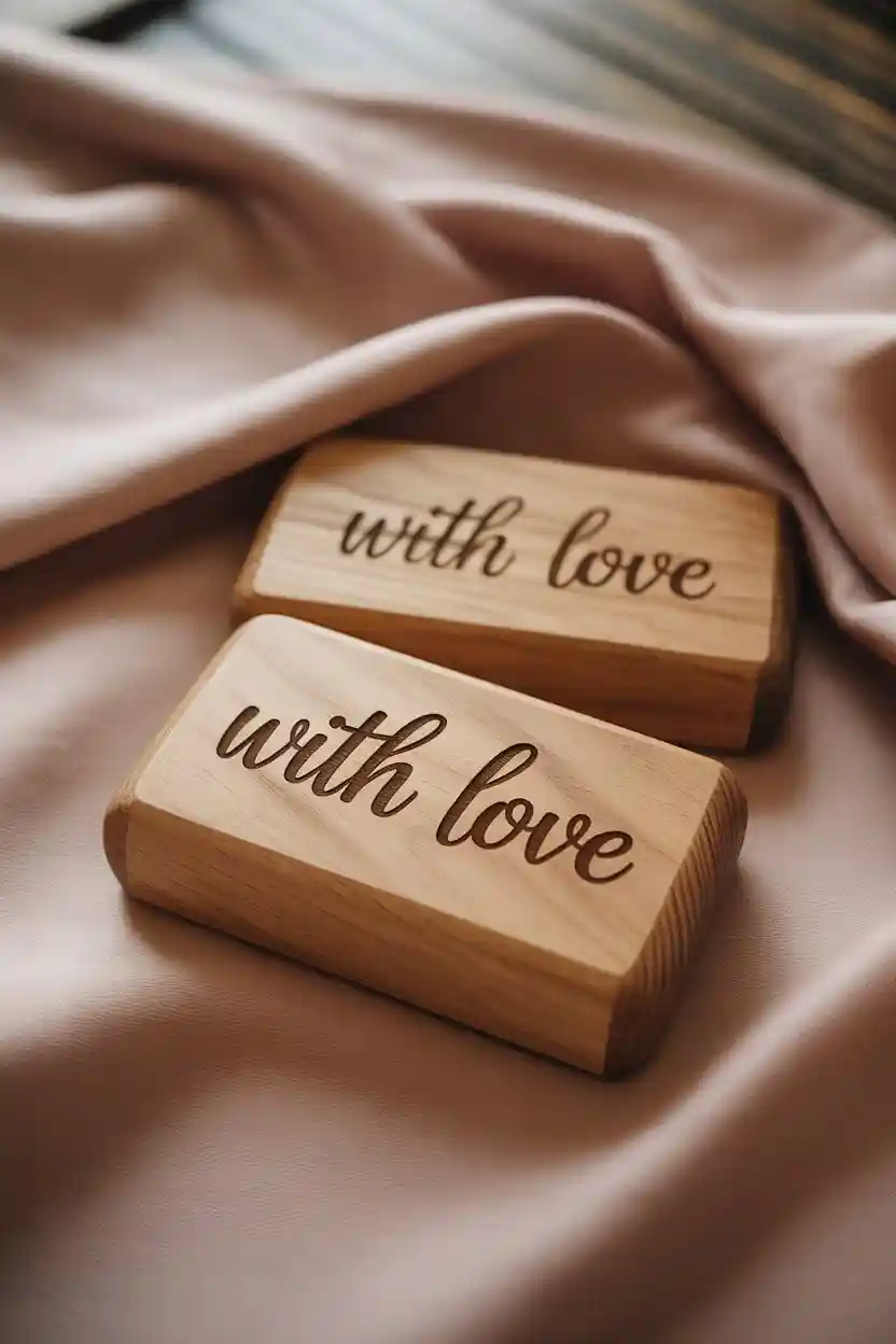Engraved Wooden Keepsakes