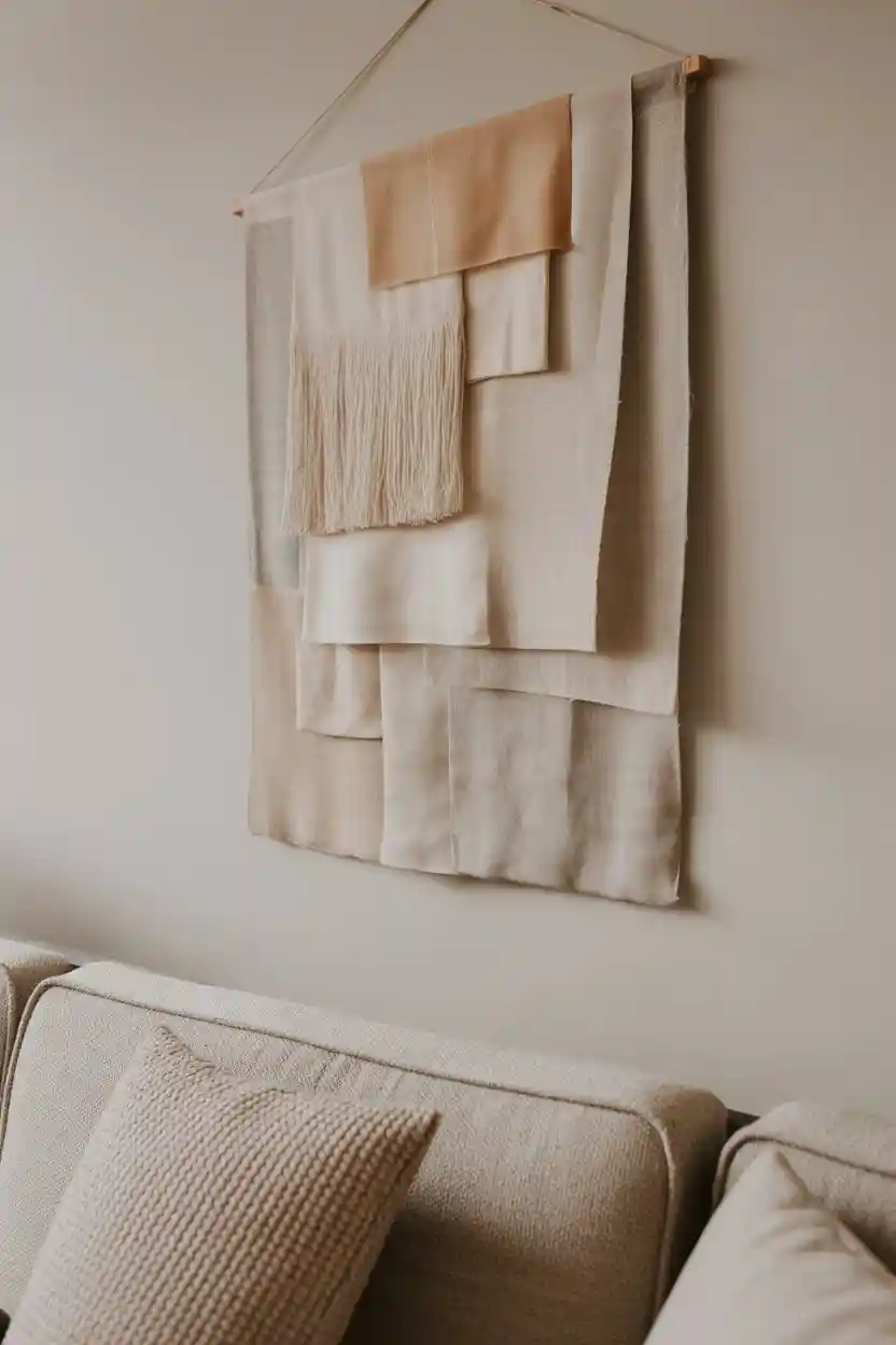 30 Weekend Craft Project Ideas 17 Fabric Wall Hanging Craft Project