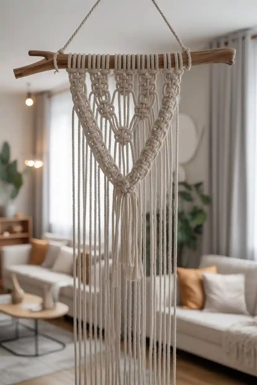 30 Weekend Craft Project Ideas 29 Macrame Wall Hanging Craft Project