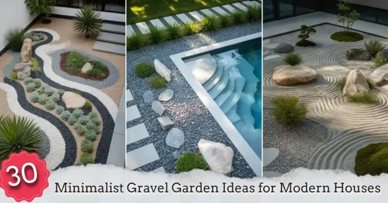 Minimalist Gravel Garden Ideas for Modern Houses
