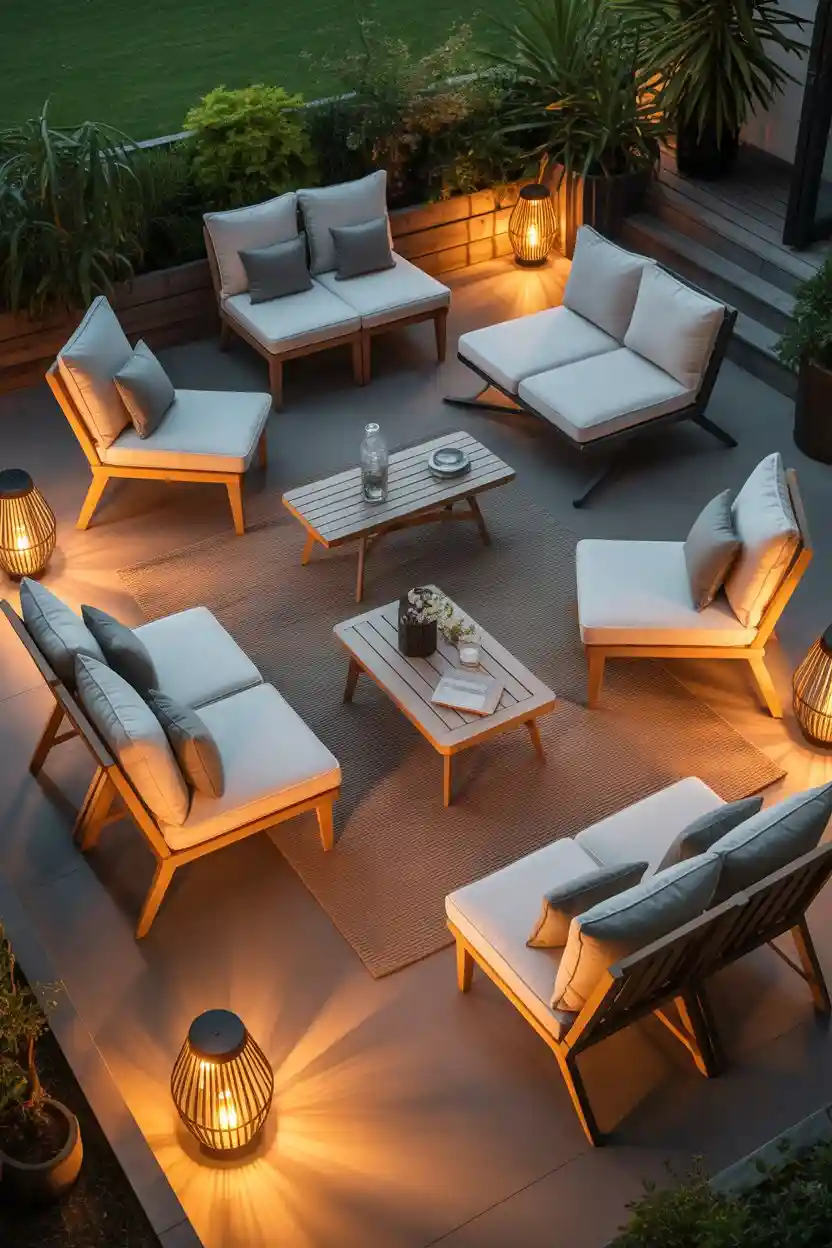30 Patio Lounge Layouts Ideas 26 Folding Lounger Flex Zone
