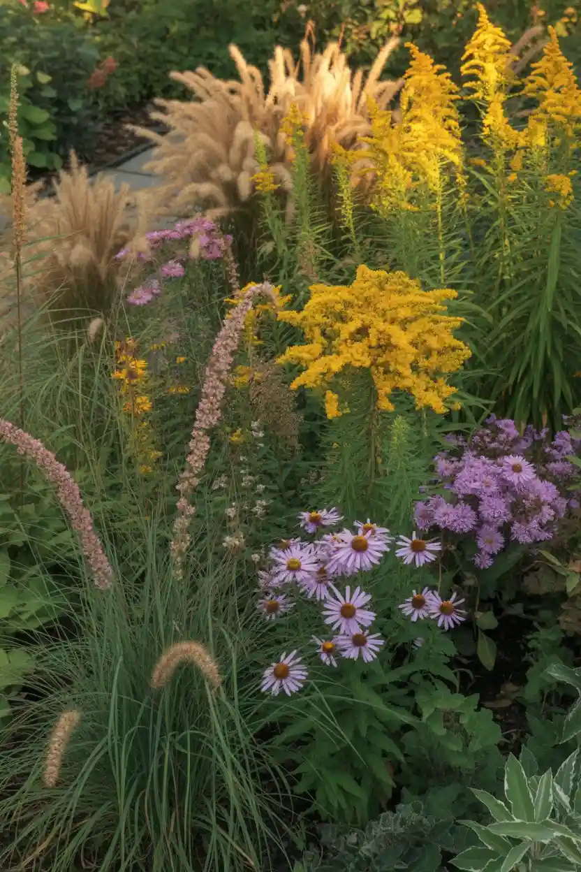 30 Perennial Flower Bed Ideas 9 Autumn Glow Perennial Bed