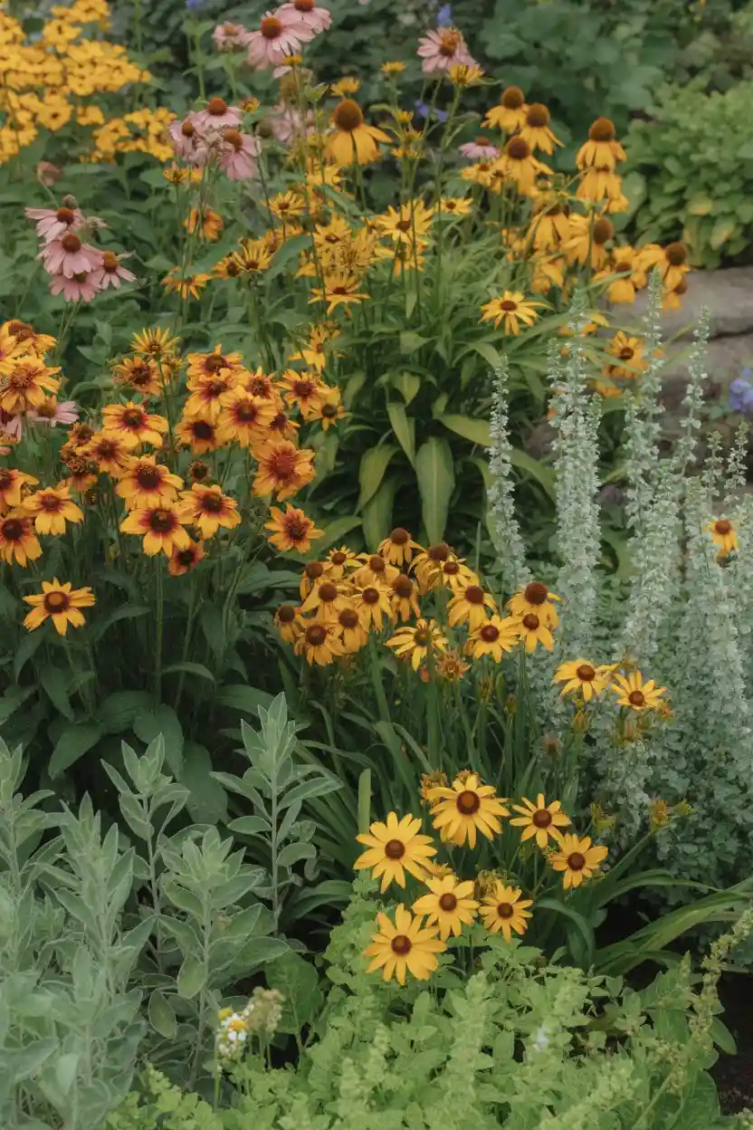 30 Perennial Flower Bed Ideas 3 Summer Heat-Tolerant Perennial Bed