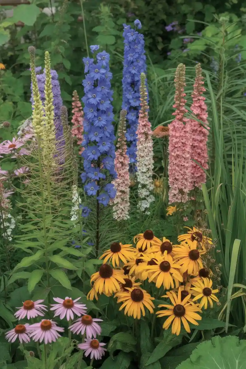 30 Perennial Flower Bed Ideas 23 Vertical Drama Perennial Bed
