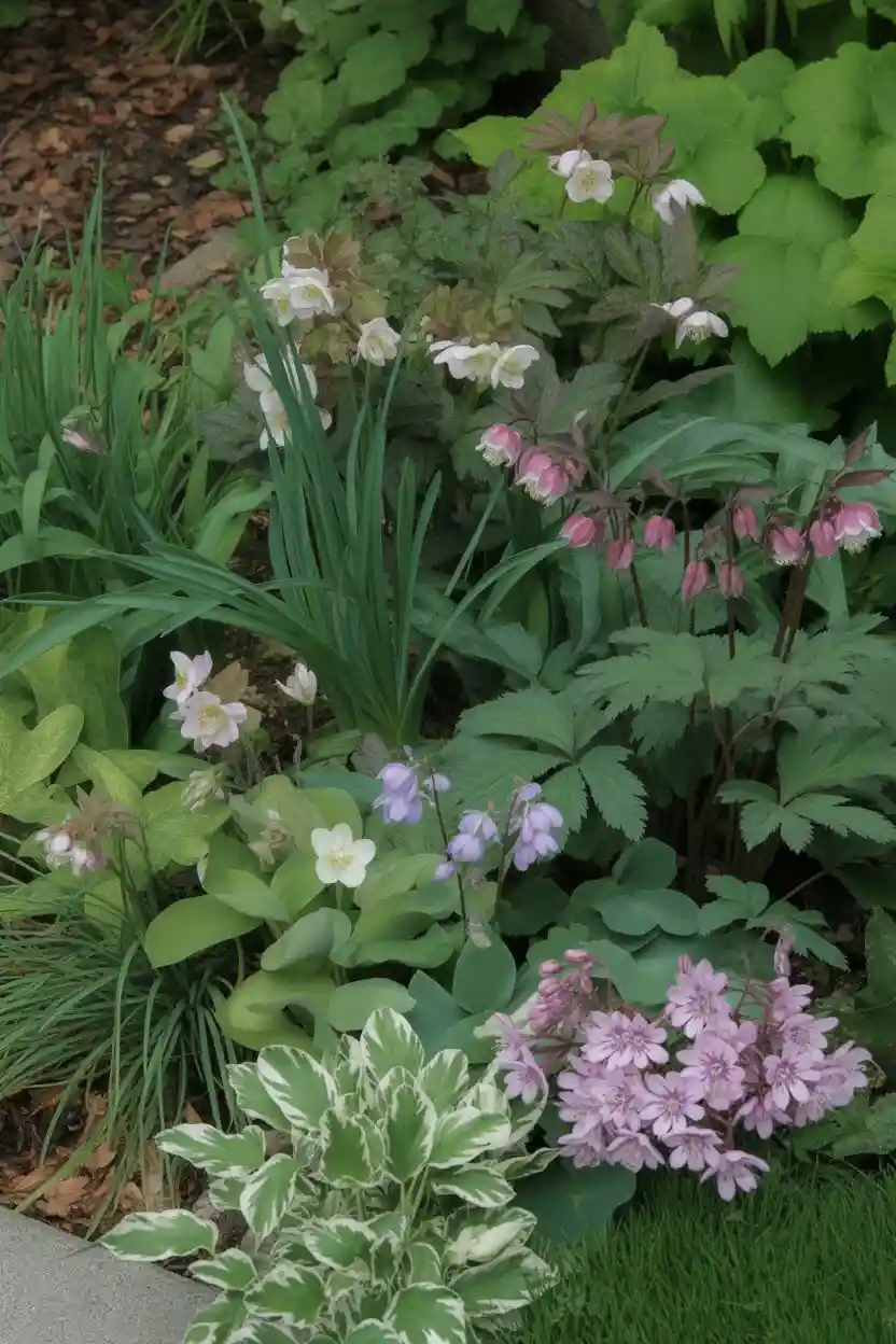30 Perennial Flower Bed Ideas 30 Woodland Edge Layered Bed