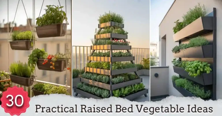Practical Raised Bed Vegetable Ideas for Modern Balconies