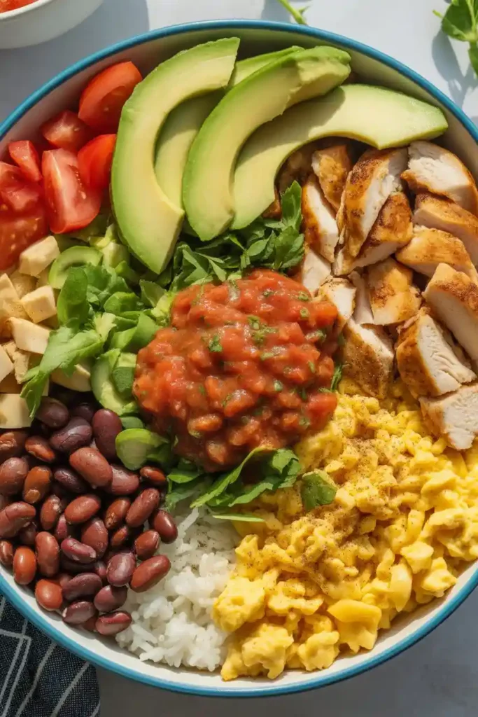 30 Protein-Packed Breakfast Meal Ideas 13 Protein Breakfast Burrito Bowl