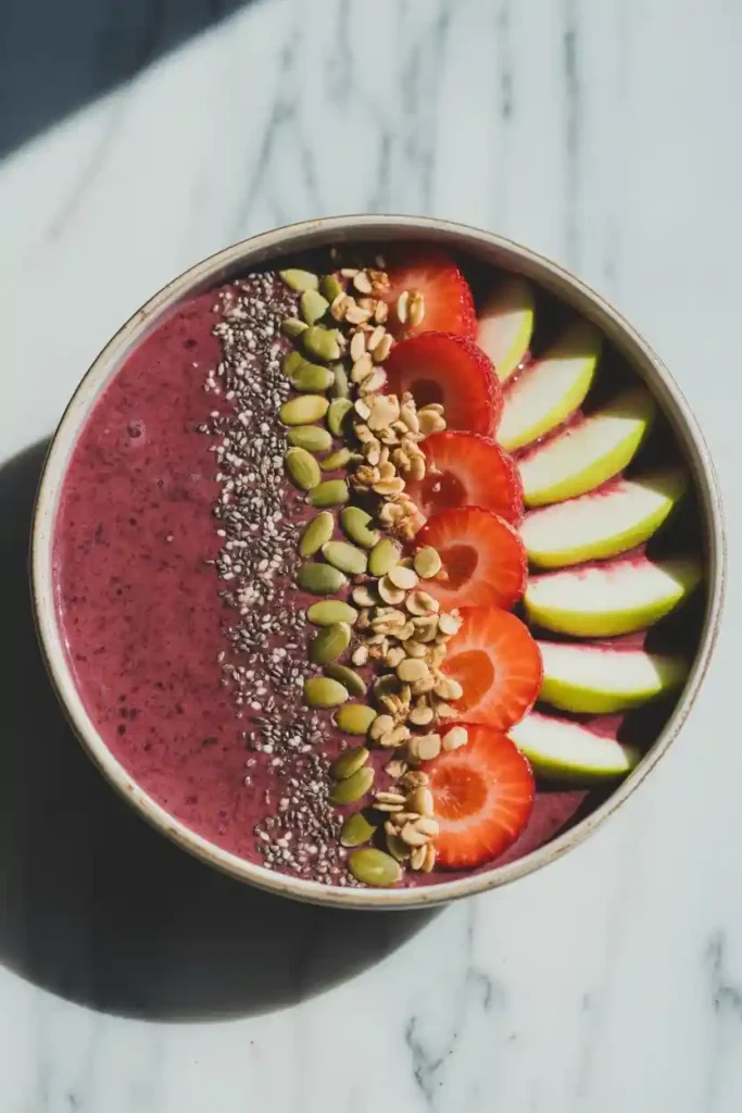 30 Protein-Packed Breakfast Meal Ideas 6 Protein Smoothie Bowl with Seeds