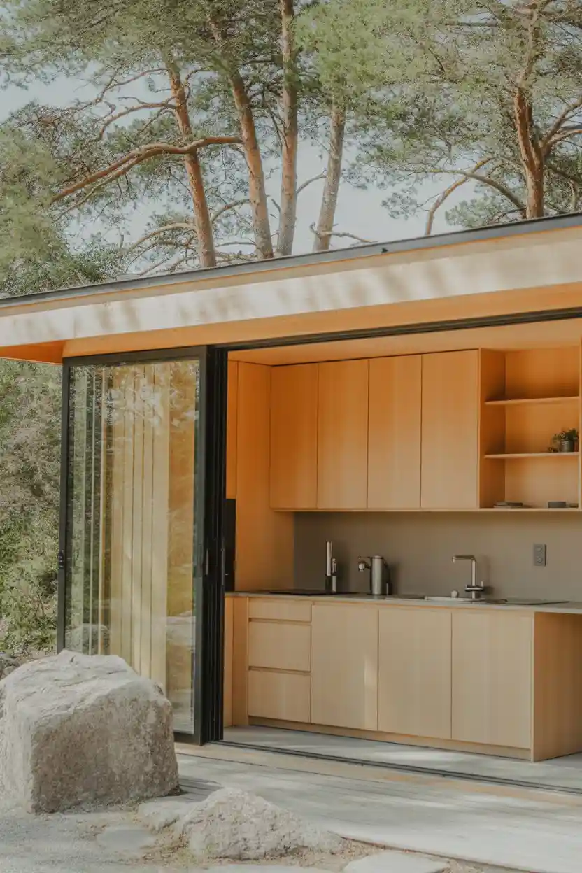 Scandinavian Outdoor Kitchen Extension
