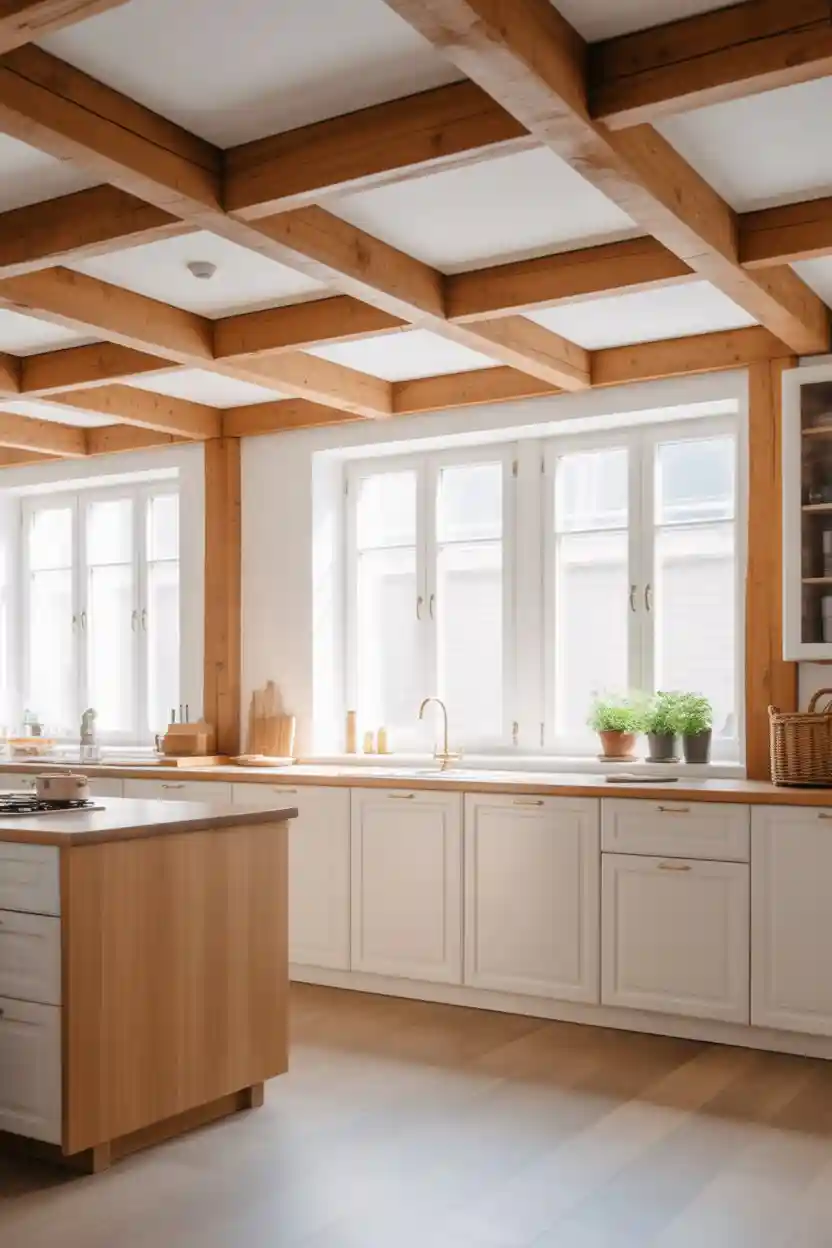 Wooden Ceiling Beams for Character