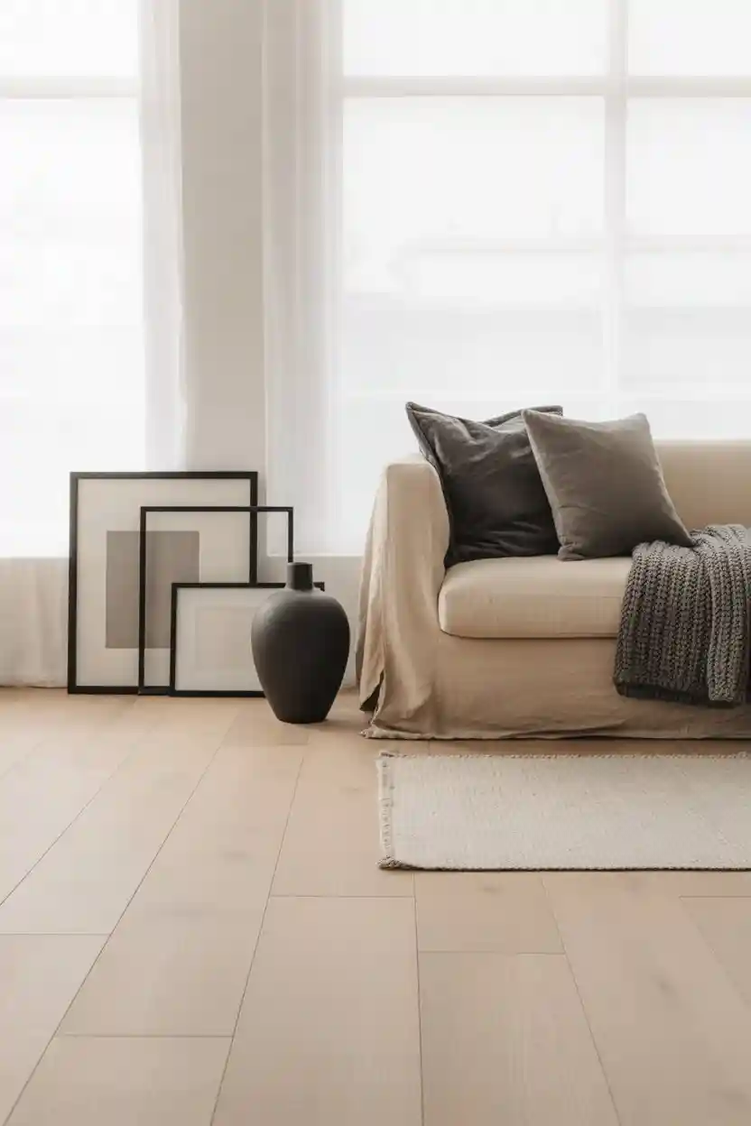 30 Scandinavian Living Room Decor Ideas 5 Neutral Color Palette with Soft Contrasts